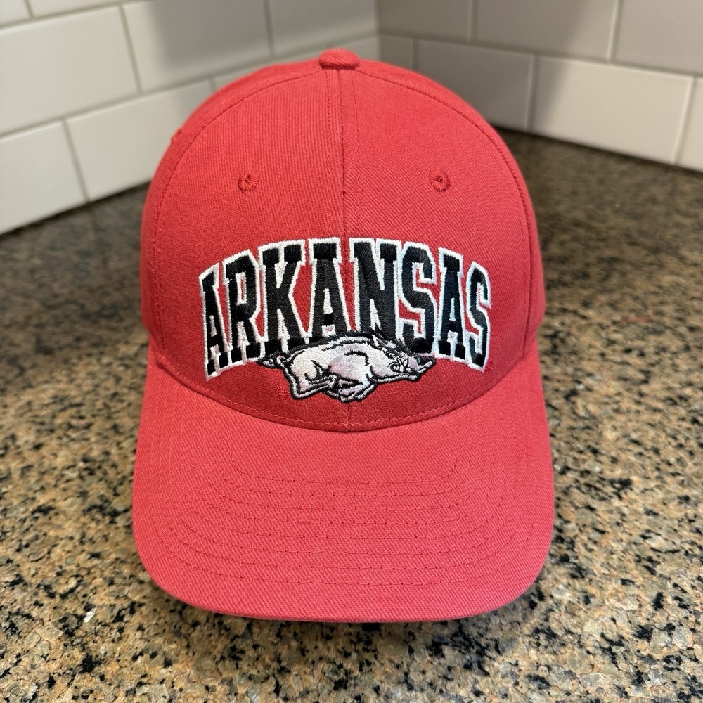 Arkansas Razorbacks Captivating Headgear Hat Cap Snapback Strap Back Red Cotton